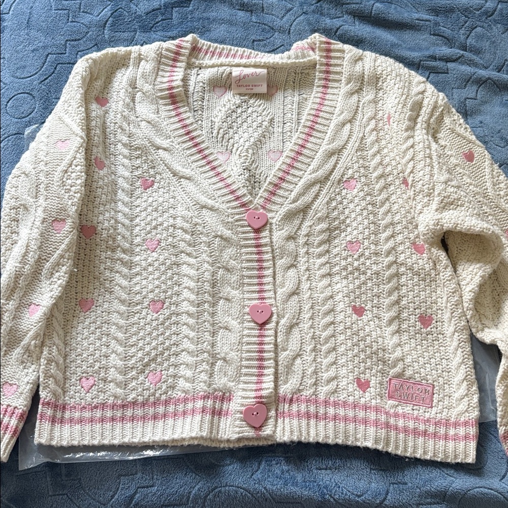 Taylor Swift Lover Cardigan Size XS/SM New in Original Packaging